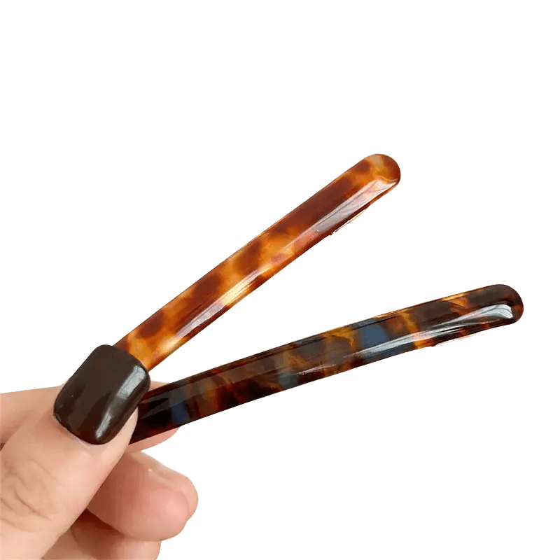 slim barrette hair clip for fine sections
